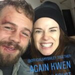 Amy Bailey Instagram - As an actor I feel lucky to meet and work with lots of very talented and groovy people. It’s extra special when a cast mate becomes a good friend, and even MORE extra special-er when you get a chance to work with those friends again. Thanks @jkermack for casting @moe_dunford and me in your new kickass film #KNUCKLEDUST 💥💥💥 Not a secret anymore 😜🎬 Can’t wait for you guys to see it! Premieres December 8th in 🇺🇸and December 11th in 🇬🇧.