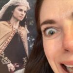 Amy Bailey Instagram - HOUSEGUEST ETIQUETTE 🏠 After staying at a friend’s house, it is considered good manners to leave a little memento behind. Just a small token of appreciation so they can see it now and again and think fondly of you. So I put a giant poster of myself in front of @clivestanden’s TV. You’re welcome buddy! Enjoy!