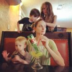 Amy Bailey Instagram - A mother’s day: Today (after my gift of sleeping in aka greatest gift there ever was - don’t do flowers people… let her sleeeeep) we headed out to a little bitty town nearby for a theoretical brunch of pancakes, strong coffee, and a play area for the kids so @miniateam and I could - theoretically - actually eat our food. Various left turns and several closed cafés later (#tinytexastown) we finally found a local Mexican joint that juuust so happened to serve my 2nd favourite breakfast beverage. Folks, if you’ve never treated your mama to migas and beeritas on a Sunday morning, you haven’t done her right. Afterwards we drove slooowly in the heat to see if our 2 year old might take the nap he refused earlier. No chance. He asked us to turn up the radio. Now we are home. The hubby is passed out and the twins are enjoying their sacred hour-of-minecraft-on-the-weekend time. It has taken me a full 20mins to post this as aforementioned 2 year old is jumping on my torso and shouting “Mama let’s play monster trucks!” So I’m off this nefarious phone contraption and back to the ones who matter most 🥰 Love to all! Happy Mother’s Day!