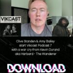 Amy Bailey Instagram - 2 roaring Vikings + 1 squealing Saxon = Episode 7 of VIKCAST 💥💥💥 Harbard aka @thekevindurand is freakin’ hilarious …Clive and I laughed so hard. He has some great stories to tell 🤫 OUT NOW on all major streaming platforms! Go to @vikcastofficial for links 💜⚔️ And don’t forget to check our YouTube account for video clips we’ll be uploading soon.