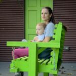 Amy Bailey Instagram - When u just want to enjoy ur lime green bench but #paparazzi. @miniateam 💚