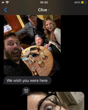 Amy Bailey Instagram - I missed seeing these gorgeous creatures last weekend. Aren’t they lucky though to get a framable keepsake photo of my nostrils in return. 👃🏼

@clivestanden 
@maudehirst 
@alexanderludwig 
@travisfimmel 
@gustafskarsgard