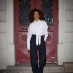 Ana Sofia Martins Instagram - In Paris for the presentation of @rabanne X @hm ✨️ Thank you for having me @amariaresende 🤍 📸 @pedroatgomes Wearing head-to-toe @hm studio 🎀 Make up: @alexandraleforestier_makeup Nails: Lorena @gi.coracao.beleza Club Silencio Paris
