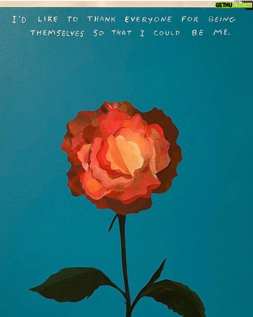 Ana Sofia Martins Instagram - "I'd like to thank everyone for being themselves so that I could be me." 📝 & 🖼 @neilfarber