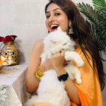 Anchal Sahu Instagram - From me and mine to you and yours!!💕🌸✨ HAPPY DIWALI!!🪔🫶🏻💫