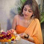Anchal Sahu Instagram - Happy Happy Diwali!!!🧡🪔🌸💫✨ Lighting up some Diwali happiness🫶🏻🥰 #Diwali2023
