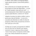 André Marinho Instagram - 🇧🇷🗞💬 Tô no @braziljournal ! Grande honra ter um pouco da minha história contada por essa publicação que tanto respeito e admiro. Minha visão e projetos apresentados por Geraldo Samor, referência no jornalismo político e econômico. Espero que vocês curtam a leitura. Bom domingão a todos! Seguimos juntos! 📈👊🏼
