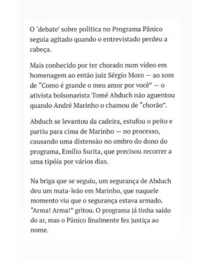 André Marinho Instagram - 🇧🇷🗞💬 Tô no @braziljournal ! Grande honra ter um pouco da minha história contada por essa publicação que tanto respeito e admiro. Minha visão e projetos apresentados por Geraldo Samor, referência no jornalismo político e econômico. Espero que vocês curtam a leitura. Bom domingão a todos! Seguimos juntos! 📈👊🏼