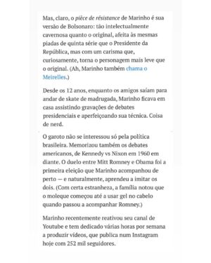 André Marinho Instagram - 🇧🇷🗞💬 Tô no @braziljournal ! Grande honra ter um pouco da minha história contada por essa publicação que tanto respeito e admiro. Minha visão e projetos apresentados por Geraldo Samor, referência no jornalismo político e econômico. Espero que vocês curtam a leitura. Bom domingão a todos! Seguimos juntos! 📈👊🏼
