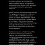 André Marinho Instagram - 🇮🇱 Meu apoio irrestrito ao povo de #Israel após a declaração de guerra perpetrada pelos macabros terroristas do Hamas. Shalom 🙏🏻