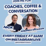 Andrea McLean Instagram – What a diverse coaches, coffee and conversation today with Andrea and myself, we talked about…
🔵 What to do when it doesn’t work out
🔵 Don’t lose your self belief 
🔵 Are you an Askhole?
🔵 Take responsibility for who you are and who you’re not
🔵 Don’t let divorce cost you yourself. 

Really enjoy doing these sessions and today was no exception. Thank you for sending in your questions and allowing us to give our answers and perspective on your daily challenges. 

If you have any further questions then please ask them 👇 we answer all of them. And if they’re personal, just DM us and we will get back to you. 

See you next week for more Coaches, Coffee and Conversation ☕️

#midlifecoach #notyouraverageguy #thisguy #midlifereset #midlife #reset #menshealth #mentalhealth #myweeklypromise #mensmentalhealth #masteringmidlife #fillmycup #mensgroup #explorepage #coachescoffeeconversation