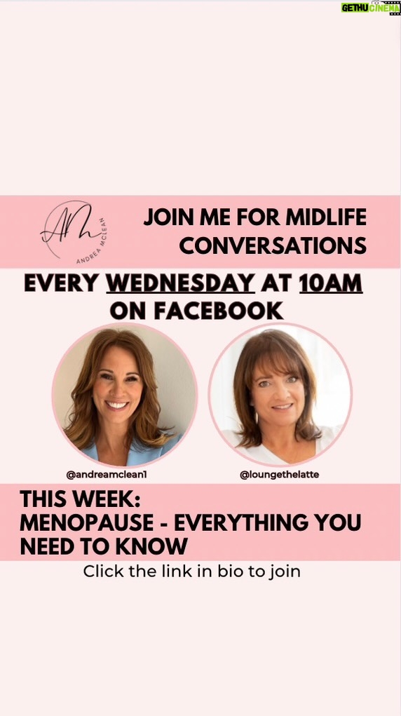 Andrea McLean Instagram - My guest on this week’s Midlife Conversations is Katie Taylor, the Founder of The Latte Lounge, an online community for women over 40 which offers support, expert information and advice you can trust. Katie formed the group when she found herself at 43 experiencing horrific menopausal symptoms which left her debilitated and ill. Once she finally received the diagnosis that she was menopausal and was able to take steps towards feeling better, she decided to share her experiences on Facebook to help others. The Latte Lounge was born, and seven years later it is going strong; offering not just support to women in their personal life, but also to employers who want to be more menopause aware, and to the gynaecological cancer charity The Eve Appeal. Join me tomorrow, live at 10am on Facebook - the link to join is in my bio. @loungethelatte #midlifeconversations #thisgirlisonfire