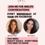 Andrea McLean Instagram - Looking forward to my conversation tomorrow at 10am GMT with the brilliant @emmaguns who will be joining me to discuss midlife beauty hacks. Are the gadgets and gizmos worth it? We’ll find out! See you at 10am GMT - click the link in my bio to join us. 🤩