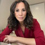 Andrea McLean Instagram - Heading out-out tonight for the @childrenwithcanceruk charity event with Mr F. Dress: @adriannapapell (3 years old) Mr F suit: @tomford (6 years old 👰🏻🤵🏻 Make up: (Done by me) @trinnylondon @charlottetilbury @makeupintelligencegc @urbandecaycosmetics #outout