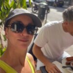 Andrea McLean Instagram - 4 things I did this week to fill my cup that had nothing to do with work: It was an up and down week that ended on a high, which is always great. Today was the nicest Sunday I’ve had for ages, it felt like every possible box got ticked! 1. It was my birthday this week! 54. Crikey. How did THAT happen? I spent it exactly how I like it, quietly doing my own thing. Went to the gym, worked on some things I’ve got going on, then spent a few hours cutting the hedge and mowing the grass, while listening to a podcast. Doing that makes me happy, and finishing the day with dinner out with the family topped it all off. This card from my friend Jane really made me laugh, it’s like me and @teddymcfeen ! 2. We binge watched the whole series of Beckham on Netflix. If you haven’t seen it yet - DO IT NOW. It was excellent, so well made. I’m not a football fan, (I know all I know from Ted Lasso, that gives you a rough idea… 😂) but I found the behind the scenes footage and reflection of what happened during David’s career and their relationship riveting. This kind of documentary was never going to please everyone, which is fair enough, but I thought it was great. 3. We went for a LONG walk in the sunshine today and had a spur of the moment brunch with our friend @chrisbaber which is always lovely. 4. We played tennis! We were a bit ‘all the gear and no idea’ but it is always lots of fun. Even if I lose. Which I did - again. What did you do this week to fill your cup? 😊 #4things