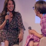 Andrea McLean Instagram - 4 Things I did this week to fill my cup that had nothing to do with work: 1. Technically this was a work type event, but it didn’t feel like it because it was such fun. I was interviewed by the very impressive @jo_elvin for her podcast ‘Fame’ as part of The London Podcast Festival. To be asked to be a guest on a podcast that that featured the likes of @jameelajamil and @amyschumer was an honour! 2. Afterwords Mr F and I had an unplanned date night in a nearby restaurant, which was very nice. 3. I took @teddymcfeen for a long walk today before it got too hot to move. I listened to @steven Bartlett’s Diary of a CEO podcast interview with @amycuddy as I walked. Such an impressive woman, and someone I’d definitely like to talk to myself one day. 4. We met up with our dear friends @nickede and @mrdrewnaylor for a long lunch today. We didn’t take any photos because we were too busy chatting, but here is one of us on our way home over my favourite bridge - Albert Bridge. There’s something so romantic about this bridge, I’ve always loved it. A lovely end to a very hot week! #4things