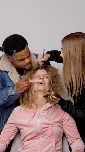 Andrew Bachelor Instagram - Did you enjoy working with our team? Who should we work with next?😂🤣 Queen👸🏼 @hannahstocking 🤴🏾 @kingbach @elnaz_golrokh