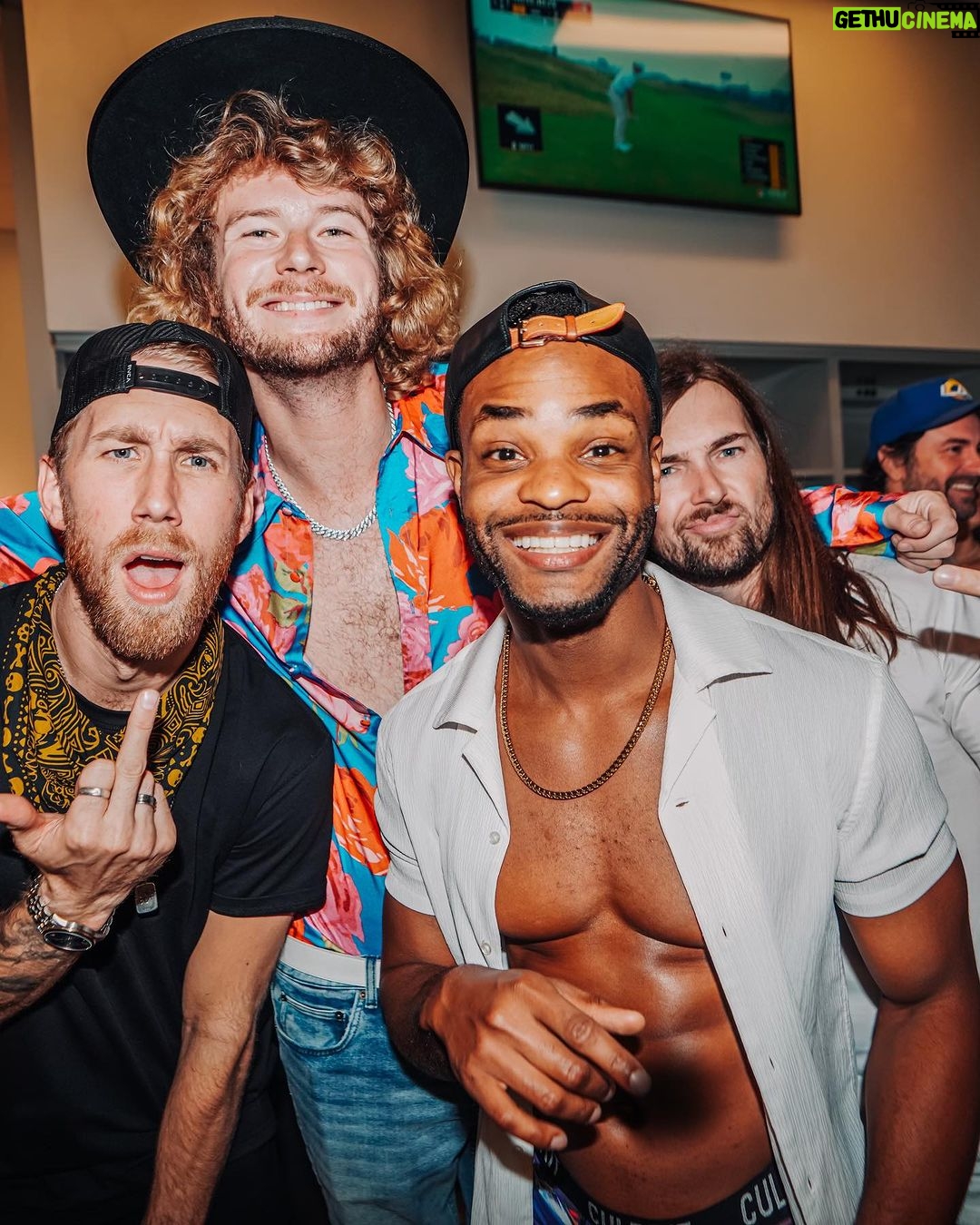 Andrew Bachelor Instagram - Yesterday I had food poisoning but it didn’t matter because my bro @hardy was performing in front of 70,000 people 🔥🔥🔥 SoFi Stadium