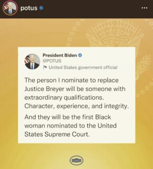 Andrew Gillum Instagram - I find it very interesting that some people 👀 hear Joe Biden‘s commitment to adding diversity to the highest court in the country by appointing a Black woman to the United States Supreme Court, and somehow interpret that as an “unqualified” Black woman getting something she doesn’t deserve… 

I guess, when being “white/male” is the default answer to every question, every open position, to every available opportunity for advancement - it probably would stretch the mind to consider a different option as anything other than equaling “inherently unqualified.”

Well some of us heard Biden’s commitment to appointing a Black woman to the Supreme Court as an acknowledgment that this is an idea whose time had long ago come. We took for granted that you would know what we have always known— that if a Black person is being considered for advancement, they are already just as smart and qualified, if not more; just as prepared, if not more; just as ready, capable and able-minded, if not more than any other contender who might compete.

The privilege of white supremacy is that you only have to see the world through your chosen lens. The rest of us are required to scope out all of the angles - know them better than our own - - - then, only then, proceed. 

#MultiLingual #ChangeYourDefault #BeenBest #ReaganSaidTheSameDamnThang #WeFailBackwardsOthersContunueToFailForward