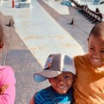 Andrew Gillum Instagram - Battle Tested - in more ways than one 😉. We wrapped up Spring Break with a tour of the USS Alabama where the kids related a lot of their questions to the War in Ukraine 🇺🇦. We got to talk about the real costs of war. Admittedly - they were mesmerized to learn of the abilities of these fighting machines. Vacay wasn’t all history lessons and civics (my favorite 💙), they also got some fun beach time too 🏖☀️🌊.