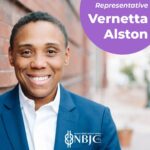 Andrew Gillum Instagram - I’m privileged to share the greatness that is North Carolina Representative @vernettaalston for today’s #womenshistorymonth feature. Vernetta is a native of Durham, North Carolina and grew up in Cary. She attended North Carolina State University for undergraduate school and received a J.D. degree from the University of North Carolina School of Law. A member of @nbjconthemove Good Trouble Network, Vernetta is an attorney and has worked with the North Carolina Center on Death Penalty Litigation for over five years. While working at the Center, she served as co-counsel for Henry McCollum, who was exonerated after spending thirty years in prison due to a wrongful conviction. This past session, Vernetta introduced legislation to increase minimum wage, expand health services for women, and to address food insecurity around the State. Thank you for all that you do, Representative!
