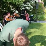 Andrew Neighbors Instagram - An absolutely beautiful celebration of two of the best people I know. Congratulations @doctor.ricci and @connor.hansen 😍 Blithewold Mansion, Gardens and Arboretum