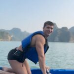 Andrew Neighbors Instagram - Mikey took this video Halong Bay Vietnam