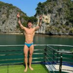 Andrew Neighbors Instagram - Okay I’m going to bed now goodnight Halong Bay Vietnam