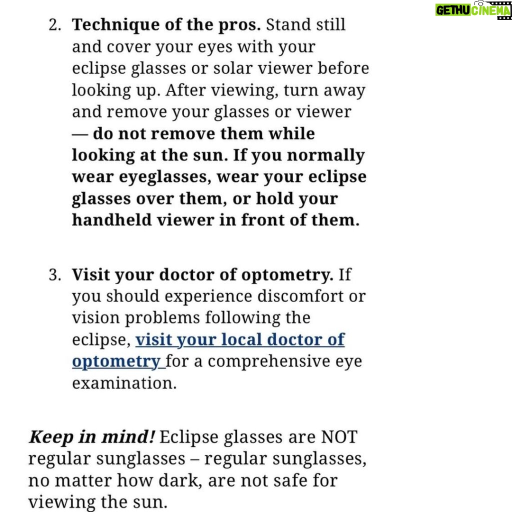 Andrew Neighbors Instagram - Hello from your neighborly Eye Doctor. There is an upcoming solar eclipse visible from most of the planet! If you look directly at the sun, you will likely burn your retinas. (Look up solar retinopathy). And it can lead to permanent vision loss. I’ve had several patients lose vision in an eye trying to look at an eclipse. Please please please find some solar eclipse glasses if you wanna look - don’t use regular sunglasses they aren’t enough. https://eclipse.aas.org/ Has a full list of recognized sellers. Take care of those pretty eyes for me pls.