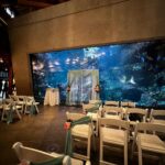 Andrew Neighbors Instagram – Lol 2 for 1 special. Awesome idea to have a wedding at the aquarium! Seattle Aquarium