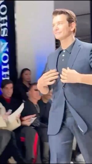 Andy Karl Instagram - Here’s a #wbw to THIS past Wednesday 😜Enjoy this fun fab recap of the 7th @bluejacketfashionshow which is always a favorite #fashionweek event and even more so this year, bc in addition to getting to watch my buds & besties strut, @andy_karl made his Blue Jacket debut wearing @carloscamposnewyork🔥‼️💙 

Thanks to @frederickanderson_designer @zeroprostatecancer @debhughesinc @shawnpurdy.a @brownlindsey 
Check out some of the 🔥 stars of this years show including @clintnlord @macantone @fdilella ⭐️ @ericxwest and the 🔥designs they wore‼️💙💙 📸📸@tashianawashington @samuelmancini 
THANK YOU @deartyler for the most INCREDIBLE jacket 💥‼️
.
.
.
Thanks for the phenomenal 📸 @andrewwerner @seanzanni @iamjmccarthy @jp_yim @gettyimages 
.
.