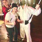 Andy Karl Instagram - I don’t always celebrate Halloween because what I do for a living “requires” me to put on a costume, but when you’re motivated by this fun group you get creative. #covidcomplianceofficer #highinatower #happyhalloween 🎃👻 🦠 😷 St James Theatre