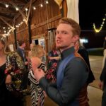 Andy Karl Instagram - Our beloved @jammyprod and his most beloved @rickyaschroeder got married this past weekend in THE MOST SPECTACULAR, FUN AND OF COURSE, FULL OUT WEDDING CEREMONY EVER @gilbertsvillefarmhouse 🥂🙌🏻‼️💥🎉 There were belly laughs, Billy Goats, copious amounts of delicious cake, happy tears, GREAT music and dancing, LOTS OF DANCING 💃 🕺 🐐 🎂 🎶 THANK YOU DEAR Ricky & Jerry for having us on your most special & glorious day💖💖 WE LOVE YOU‼️🥂 And even the weather gods were happy & cooperated magnificently ☀️ 😂🎊 Please enjoy some brief moments that honestly, do not even begin to capture the joy & love in the air ‼️💖‼️💖 “If there ever was a perfect couple, this one qualifies” ‼️‼️🎤🎤😜 . . . @laurabellbundy @sergiotrujillo1 @jack_noseworthy @heatherhachhearne @nkenkel @paulcanaan @troybrittonjohnson @rialtoguy @rachellerak @theebillyporter @thomas84nyc @rockwellgroup @jacobyanduramusic AND MANY MORE (please tag yourself 👇🏻) And #legallyblonde fans, slide #9 is ESPECIALLY for you😜💖 . . . #fullout #THEMOSTFULLOUT #rickyandjerry #wedding #goatyoga #love #dancing #music #legallyblonde #minireunion #omigodyouguys #elleandpaulette #ellepaulettekylekeke #letmebeyou #rickyandjerry #octoberwedding