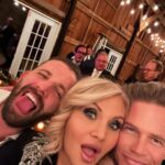 Andy Karl Instagram - Our beloved @jammyprod and his most beloved @rickyaschroeder got married this past weekend in THE MOST SPECTACULAR, FUN AND OF COURSE, FULL OUT WEDDING CEREMONY EVER @gilbertsvillefarmhouse 🥂🙌🏻‼️💥🎉 There were belly laughs, Billy Goats, copious amounts of delicious cake, happy tears, GREAT music and dancing, LOTS OF DANCING 💃 🕺 🐐 🎂 🎶 THANK YOU DEAR Ricky & Jerry for having us on your most special & glorious day💖💖 WE LOVE YOU‼️🥂 And even the weather gods were happy & cooperated magnificently ☀️ 😂🎊 Please enjoy some brief moments that honestly, do not even begin to capture the joy & love in the air ‼️💖‼️💖 “If there ever was a perfect couple, this one qualifies” ‼️‼️🎤🎤😜 . . . @laurabellbundy @sergiotrujillo1 @jack_noseworthy @heatherhachhearne @nkenkel @paulcanaan @troybrittonjohnson @rialtoguy @rachellerak @theebillyporter @thomas84nyc @rockwellgroup @jacobyanduramusic AND MANY MORE (please tag yourself 👇🏻) And #legallyblonde fans, slide #9 is ESPECIALLY for you😜💖 . . . #fullout #THEMOSTFULLOUT #rickyandjerry #wedding #goatyoga #love #dancing #music #legallyblonde #minireunion #omigodyouguys #elleandpaulette #ellepaulettekylekeke #letmebeyou #rickyandjerry #octoberwedding