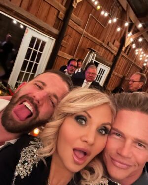 Andy Karl Instagram - Our beloved @jammyprod and his most beloved @rickyaschroeder got married this past weekend in THE MOST SPECTACULAR, FUN AND OF COURSE, FULL OUT WEDDING CEREMONY EVER @gilbertsvillefarmhouse 🥂🙌🏻‼️💥🎉 

There were belly laughs, Billy Goats, copious amounts of delicious cake, happy tears, GREAT music and dancing, LOTS OF DANCING 💃 🕺 🐐 🎂 🎶 

THANK YOU DEAR Ricky & Jerry for having us on your most special & glorious day💖💖 WE LOVE YOU‼️🥂 And even the weather gods were happy & cooperated magnificently ☀️ 😂🎊

Please enjoy some brief moments that honestly, do not even begin to capture the joy & love in the air ‼️💖‼️💖
“If there ever was a perfect couple, this one qualifies” ‼️‼️🎤🎤😜 
.
.
.
@laurabellbundy @sergiotrujillo1 @jack_noseworthy @heatherhachhearne @nkenkel @paulcanaan @troybrittonjohnson @rialtoguy @rachellerak @theebillyporter @thomas84nyc @rockwellgroup @jacobyanduramusic AND MANY MORE (please tag yourself 👇🏻) And #legallyblonde fans, slide #9 is ESPECIALLY for you😜💖
.
.
.
#fullout #THEMOSTFULLOUT #rickyandjerry #wedding #goatyoga #love #dancing #music #legallyblonde #minireunion #omigodyouguys #elleandpaulette #ellepaulettekylekeke #letmebeyou #rickyandjerry #octoberwedding