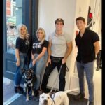 Andy Karl Instagram - #tbt to yesterday when we got to meet & spend time with two absolute sweethearts, Sally & Mia for @nycscr’s SHOP FOR A CAUSE event @boss in SOHO‼️💖💥 We were joined by our bud & rescue advocate @thomastheboxer and of course co-founder of #nycscr, @lisakittykittynyc 🐱 Thanks to everyone who showed up & shopped😘 For more info about Mia, Sally and all of the fur babies ready for wonderful loving homes/fosters visit @nycscr’s page🐶🐱‼️ . . . #shopforacause #becausetheymatter #nycscr #nyc #soho #hugoboss #adoptdontshop #tbt