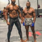 Ange Loosa Instagram - African blood ! 🦍🧬 🇨🇲 🇨🇩 Thank you brother @francisngannou . . . . . . . #Predator #LastNinja #UFC #243 #237 #305 #miami #Fight #boxing #sanfordmma @sanfordmma Fort Lauderdale, Florida