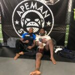 Ange Loosa Instagram - Rumble 🤕😅💦 @anthony_rumble ✊🏿🦍🦍⏳ Fort Lauderdale, Florida