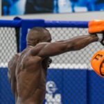 Ange Loosa Instagram – One more week @ufc @danawhite @espn 🥷🏿 ⏳ 

 @henrihooft @coachgjones @ssorianomma @coachstrout @drcpeacock @niklentz @kamibarzini @gilbert_burns @vagnerrochabjj 

📸 : @photo.kim_smith Kill Cliff FC