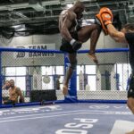 Ange Loosa Instagram – One more week @ufc @danawhite @espn 🥷🏿 ⏳ 

 @henrihooft @coachgjones @ssorianomma @coachstrout @drcpeacock @niklentz @kamibarzini @gilbert_burns @vagnerrochabjj 

📸 : @photo.kim_smith Kill Cliff FC