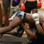 Ange Loosa Instagram - @killcliff_fc warming up 🤸🏿‍♂️ @henrihooft @gilbert_burns @coachstrout @wolverine_170 @coachgjones 🔙🔜 🥷🏿 @ufc @victoryleaf 🔋 📸 : @photo.kim_smith Salt Lake City, Utah