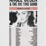 Angel Olsen Instagram - Packin’ up the bus again and heading back out this winter. We’re playing some cities we’ve never played. And some we haven’t played in awhile. Some songs from the new records. And dusting off some oldies. And we are honored to have the incredible @erinraemusic supporting all dates. Big Time US Tour Winter Edition- tickets on sale Friday at 10am. Sign up for pre sale code at the link in bio- fan pre sale starts tomorrow. January 20 - Atlanta, GA @ The Eastern January 21 - New Orleans, LA @ The Joy Theater January 23 - San Antonio, TX @ Tobin Center January 24 - Dallas, TX @ The Studio at The Factory January 25 - Oklahoma City, OK @ Tower Theatre January . 27 - Lawrence KS @ Liberty Hall January 28 - St Louis MO @ The Factory January 29 - Bloomington IN @ The Bluebird January 31 - Columbus, OH @ Athenaeum Theatre February 1 - Detroit MI @ Majestic Theatre February 2 - Cleveland OH- Agora Theatre February 3 - Pittsburgh PA @ Mr Small's Theatre February 4 - Buffalo, NY @ Asbury Hall February 7 - New Haven, CT @ College Street Music Hall February 8 - Woodstock, NY @ Bearsville Theatre February 9 - Baltimore, MD @ Baltimore Soundstage February 10 - Richmond, VA @ The National February 11 - Durham, NC @ Carolina Theatre