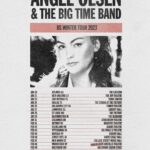 Angel Olsen Instagram - Winter Tour 2023 is around the corner. Thrilled to head back out with the band and visit a few new places, and return to others. And happy to announce a new show in Jersey City on Feb 6 at White Eagle Hall. The amazing @erinraemusic is out with us for all dates. Tickets on sale now. Tickets for White Eagle Hall on sale Friday. Artist Presale starts tomorrow. January 20 - Atlanta, GA @ The Eastern January 21 - New Orleans, LA @ The Joy Theater January 23 - San Antonio, TX @ Tobin Center January 24 - Dallas, TX @ The Studio at The Factory January 25 - Oklahoma City, OK @ Tower Theatre January . 27 - Lawrence KS @ Liberty Hall January 28 - St Louis MO @ The Factory January 29 - Bloomington IN @ The Bluebird January 31 - Columbus, OH @ Athenaeum Theatre February 1 - Detroit MI @ Majestic Theatre February 2 - Cleveland OH- Agora Theatre February 3 - Pittsburgh PA @ Mr Small's Theatre February 4 - Buffalo, NY @ Asbury Hall February 6 - Jersey City, NJ @ White Eagle Hall February 7 - New Haven, CT @ College Street Music Hall February 8 - Woodstock, NY @ Bearsville Theatre (Sold Out) February 9 - Baltimore, MD @ Baltimore Soundstage February 10 - Richmond, VA @ The National February 11 - Durham, NC @ Carolina Theatre (Low Ticket Warning) Photo by @redjuicyjumpsuit