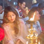 Angel Rai Instagram - Dharti per swarg ❤️🙏 #angelrai #foryou #trending #angellovers #herhermahadev #omnanahshivaya #banaras #up #trending #viral #utterpradesh #babakinagri #mahadev #ramnavmi #navratra #parties #party