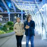 Angela Morena Instagram - Patrick and Thea. 🇯🇵🏯🎎 #Hosto #vivamax #centerstageproduction Director: @jaochicowow Creator: @brillante_mendoza Co-actor in the photo: @vince_rillon Photographer: @paolomanere @vivamaxph Kitakyushu, Japan