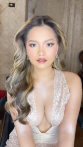 Angela Morena Instagram - I can make you… whut? 😳 #LaQuerida Hair and make up | @naf.candelaria Stylist | @jemstaana @styledbyjemstaana