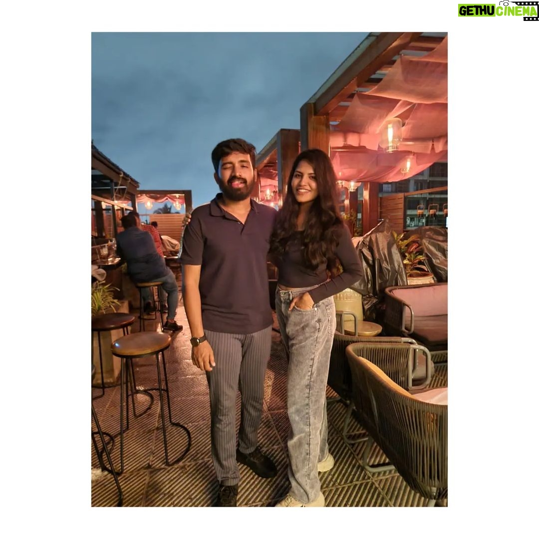 Angelin B Instagram - Cheers to the best brother in town! Happy birthdayyy nnnaa❤️ An amazing human being whom i can count on any day. You deserve only the best, so do u have me as your sister 😂🤭 #hbd #angelin #brothersisterlove #love #blacklove #vijay #thalapathy #leo #nncs #suntv