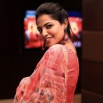 Angelin B Instagram - ❤️ 📸 @thepapstersouth 👗 @glamzdesigners #vjangelin #angelin #anchor #explorepage #chennai #explore #trendingreel #trendingsong Hilton Chennai