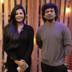 Angelin B Instagram - What do i say? How do i say? With the one and only @lokesh.kanagaraj 🫡😌🧿🧿 📸 @itsnavas_zone Hairstylist @suganvino_vs #angelin #vjangelin #leo #suntv #sunnews #nncs #ssmusic #anchor #vijay #lcu #trending #trendingnow Sun Tv Network Ltd.
