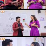 Angelin B Instagram - "Vignesh shivn madhiri nanum ungalukaga ezhuthalama azhagana paatu..."🙈❤️ @vanibhojan_ ...! Full episode at #SSmusic YouTube channel. . #vanibhojan #love #bharath #kadhal #proposal #rose #pickupline #letter #loveletter #leo #cinema Shri Shankarlal Sundarbai Shasun Jain College For Women